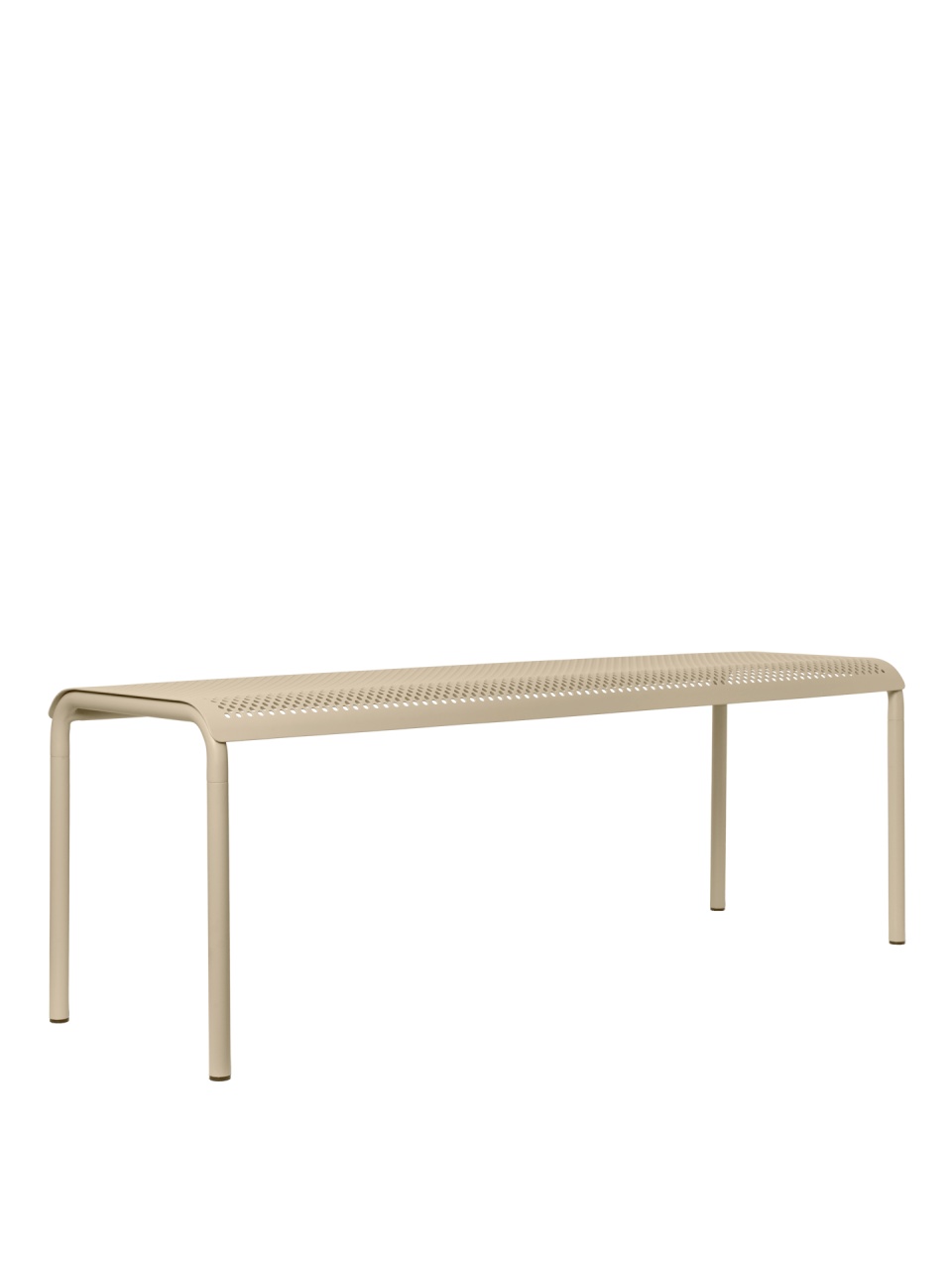 Outdoor Furniture Bancheta exterior crem casmir din metal 130 cm Dapple Ferm Living