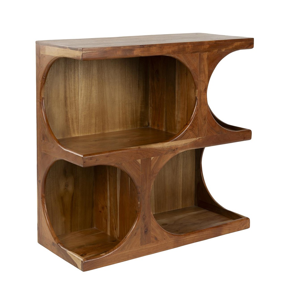 Quiet Object Biblioteca maro din lemn 90 cm Ruben Quiet Object