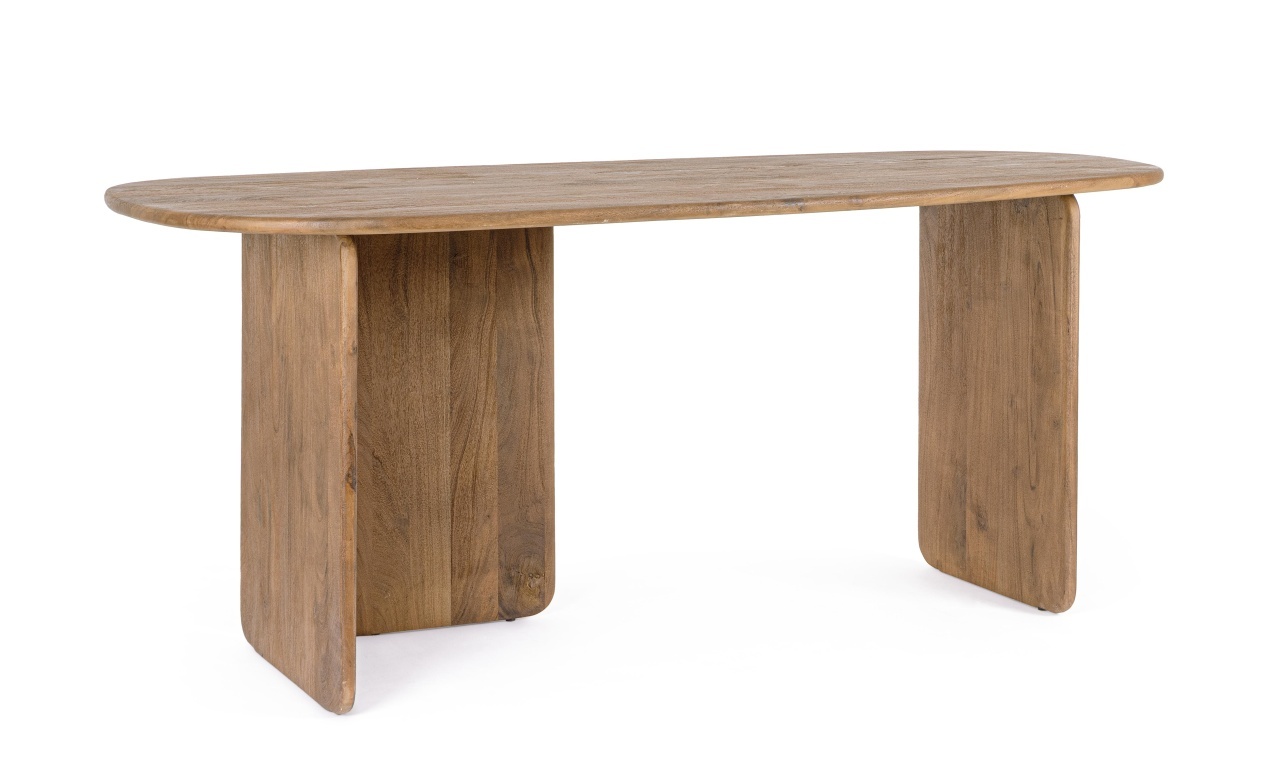 Office Furniture Birou maro din lemn 90x180 cm Nayana Bizzotto