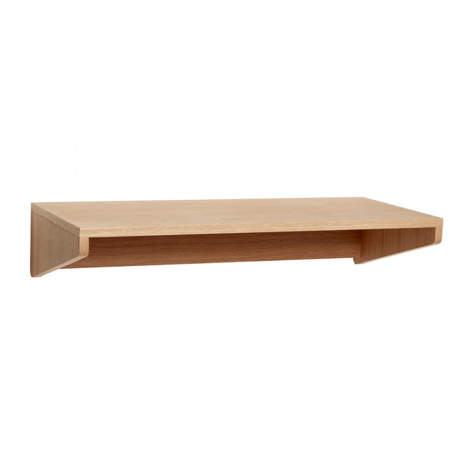 Office Furniture Birou pentru perete maro din lemn 35x80 cm Folk Mounted Hubsch