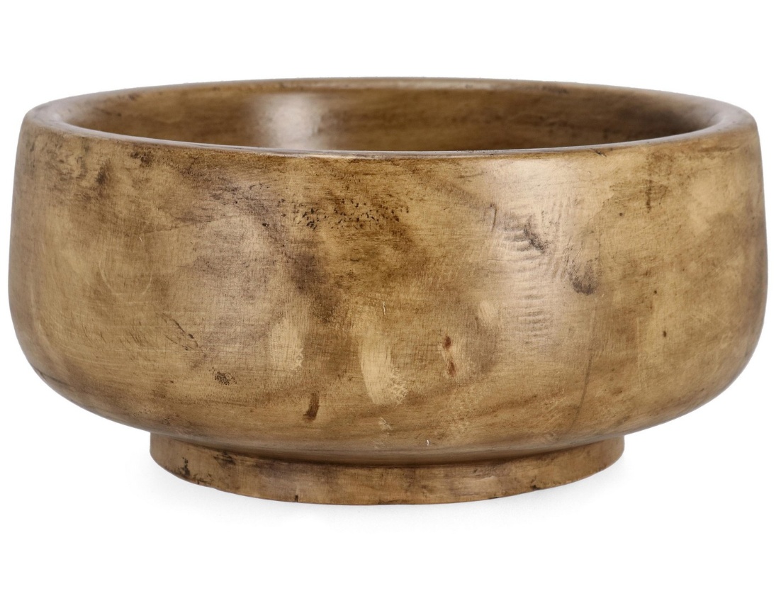 Decorative Bowls Bol decorativ maro din lemn 33 cm Jambo Bizzotto