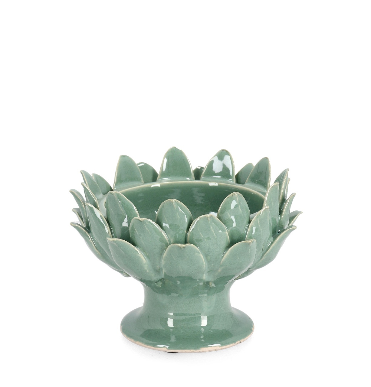 Decorative Bowls Bol decorativ verde din ceramica 20 cm Esma Bizzotto