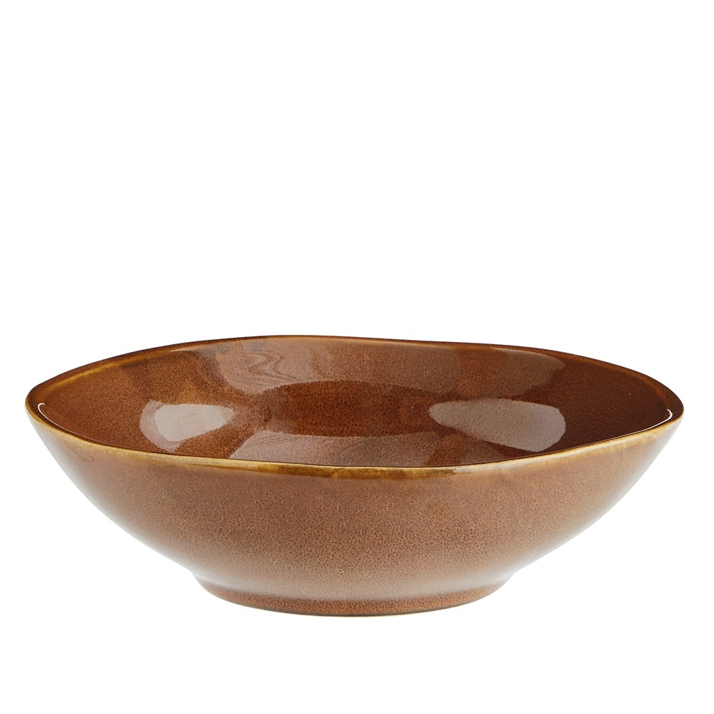 microunde Bol maro din ceramica 18 cm Ruby Madam Stoltz