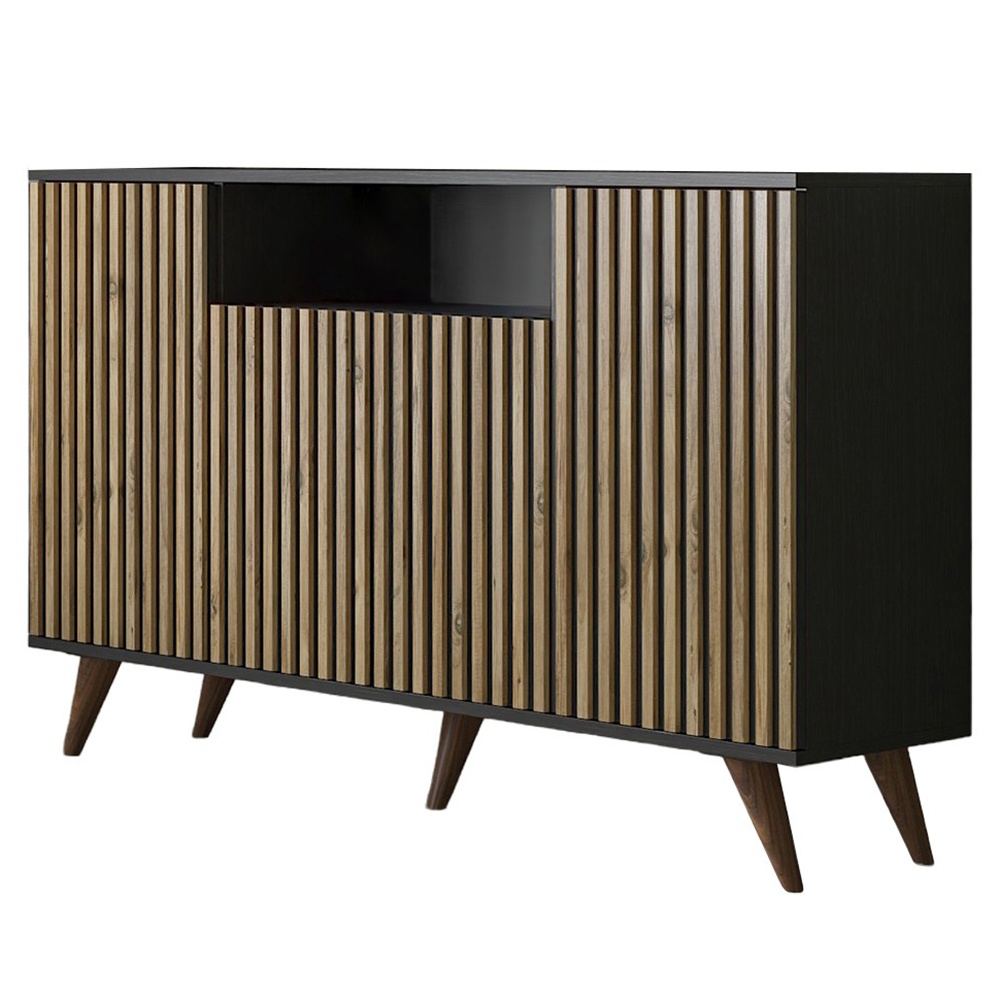 Furniture Bufet inferior maro/gri antracit 140 cm FRN-9004-1 The Home Collection