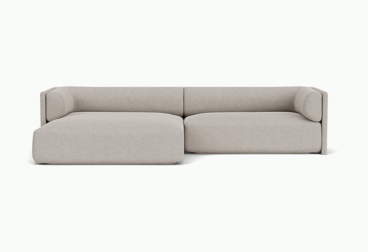 rochii simple Canapea cu colt gri din textil 306 cm Bolster Left Sydney -22 FEST