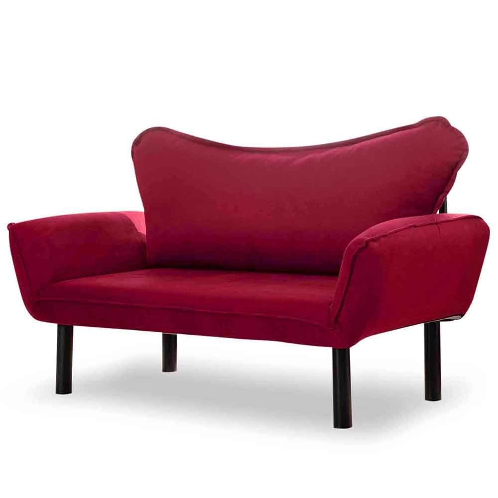 Sofas Canapea maro caramiziu din textil pentru 2 persoane Chatto The Home Collection
