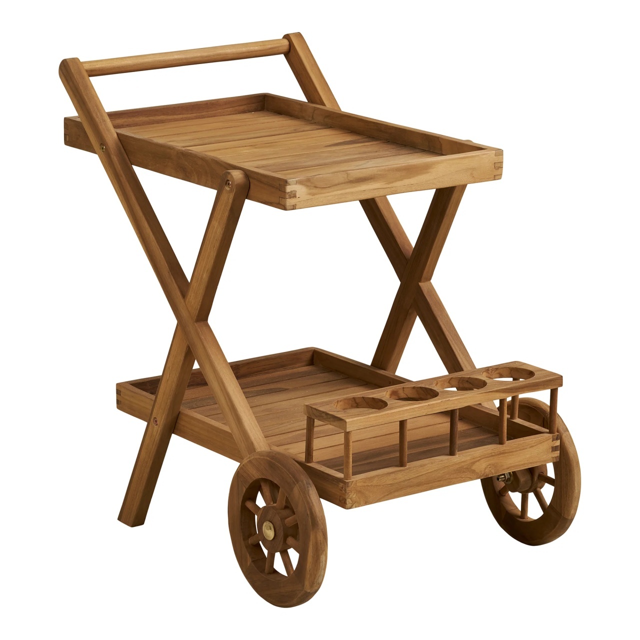 Food Service Carts Carucior maro din lemn Pasaku House Nordic