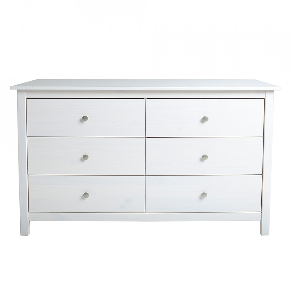 Quiet Object Comoda alba din lemn 130 cm Berna Quiet Object