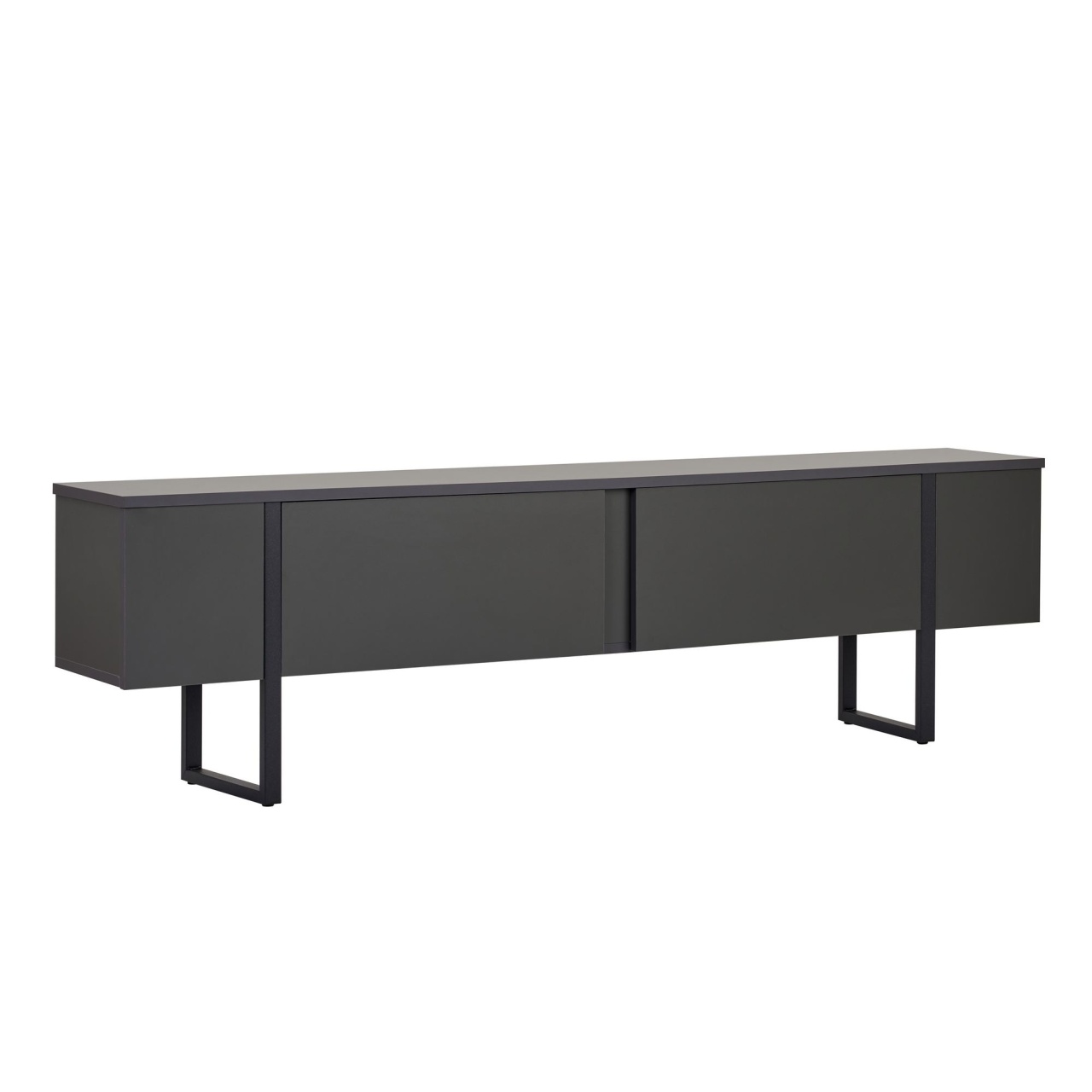 Entertainment Centers & TV Stands Comoda TV gri antracit/neagra 180 cm Onera Nordure