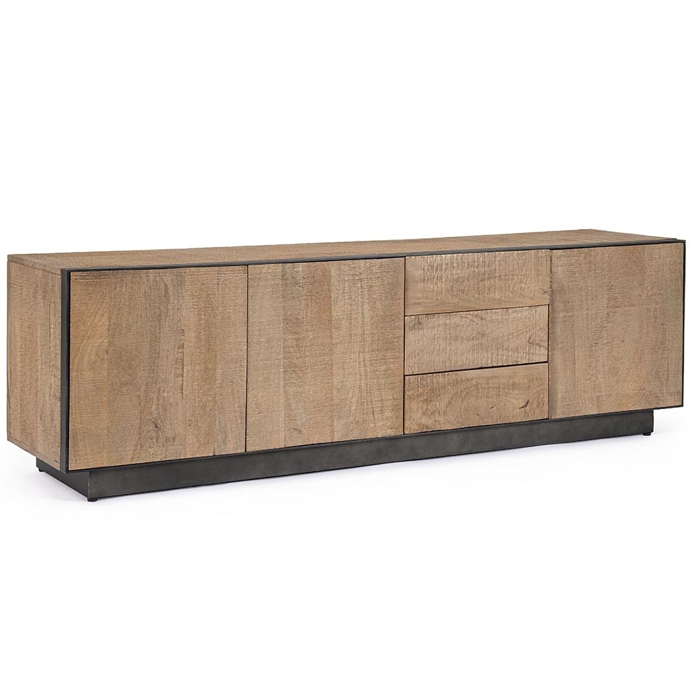 Entertainment Centers & TV Stands Comoda TV maro din lemn 180 cm Harold Bizzotto
