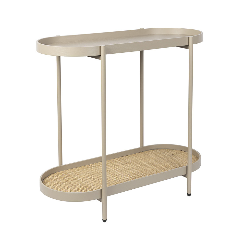 Consola bej din metal 85 cm Amaya Quiet Object