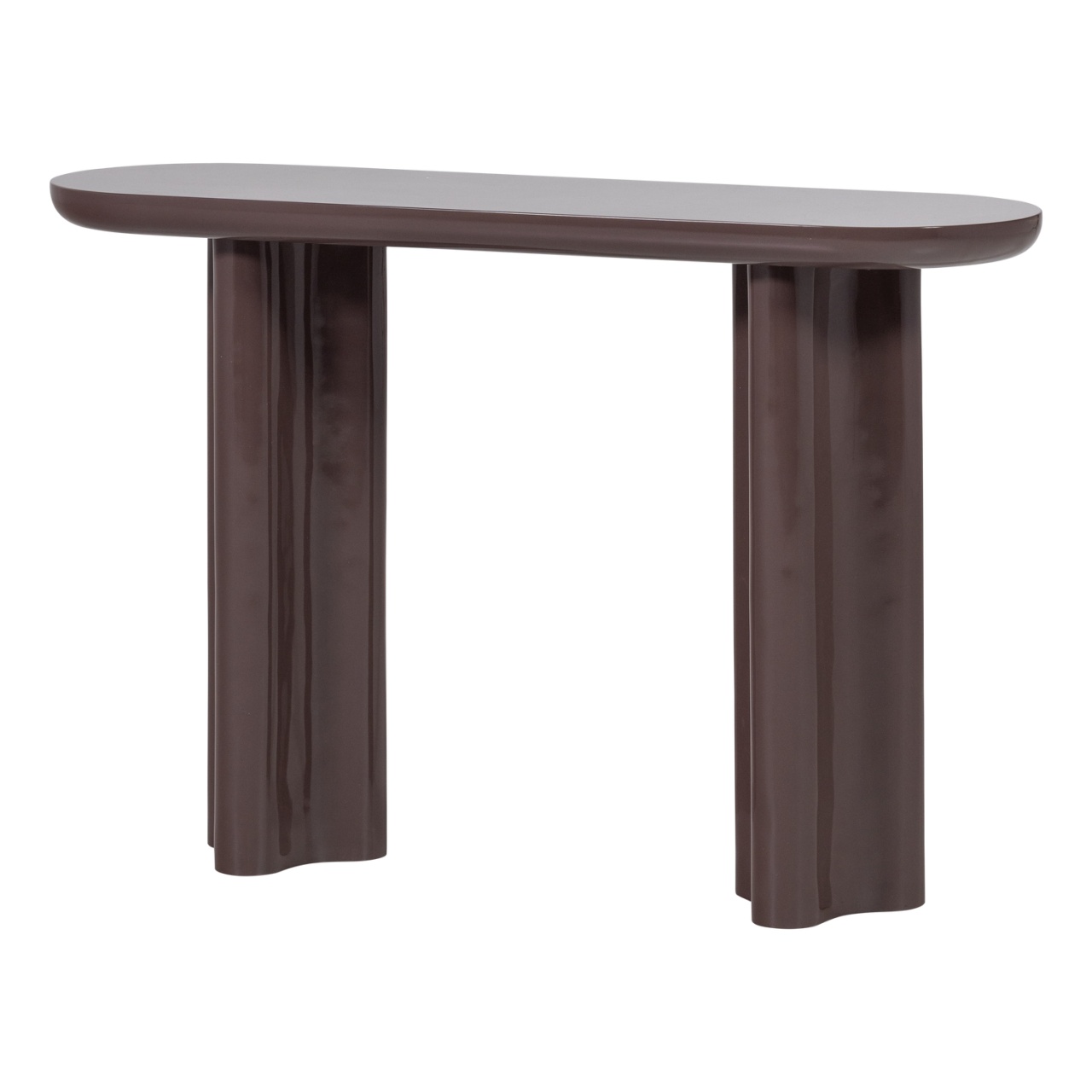 Accent Tables Consola maro inchis 120 cm Evara Woood