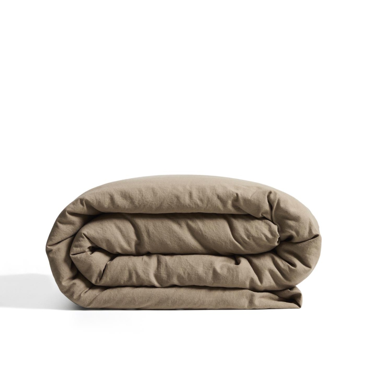 Duvet Covers Cuvertura maro din fibre naturale 220x240 cm Simmel Kave Home