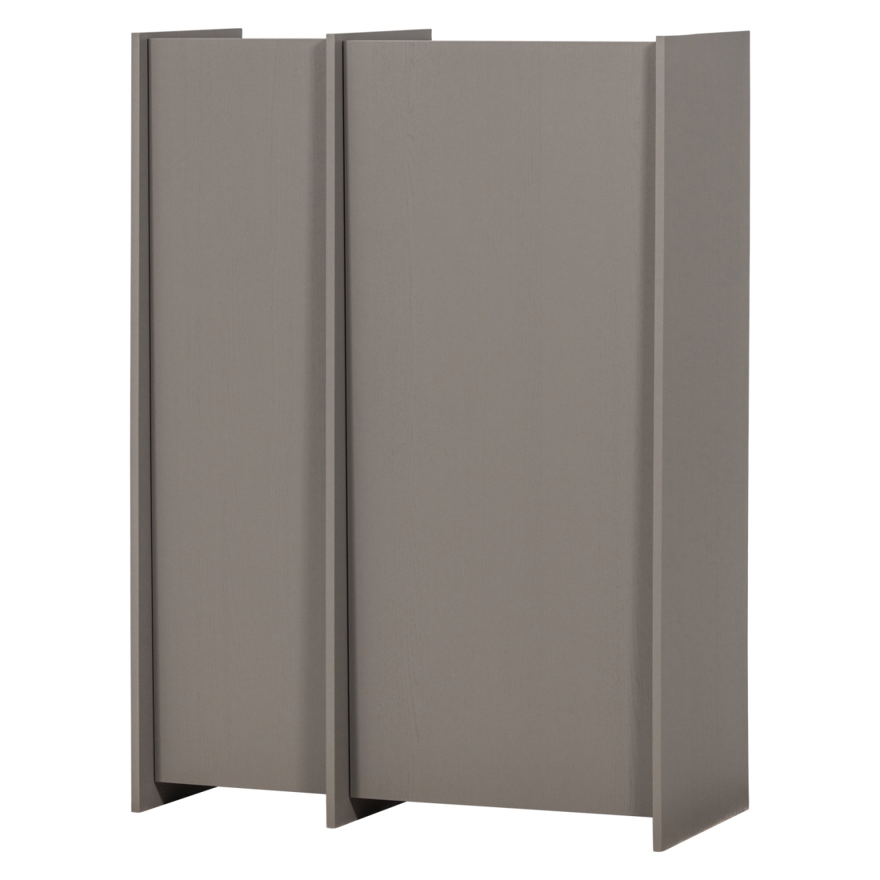 Furniture Dulap gri deschis 140 cm Brock Woood