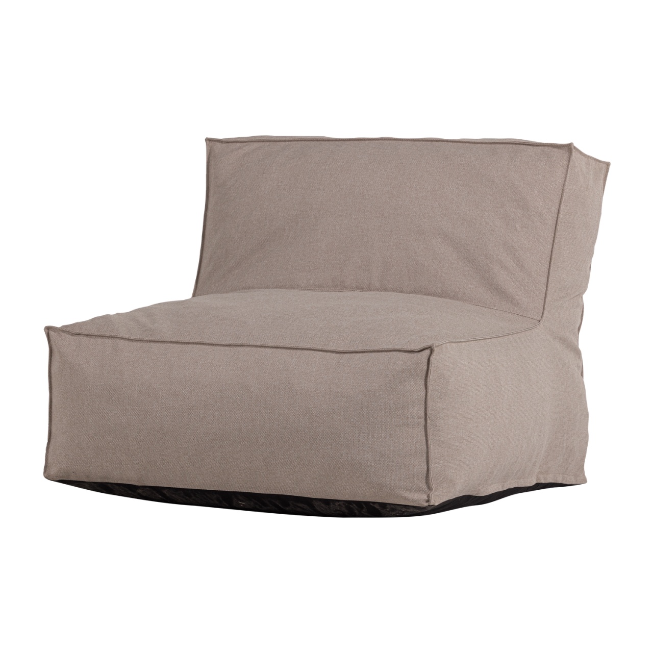 Outdoor Furniture Fotoliu exterior bej nisipiu din textil Velora Woood