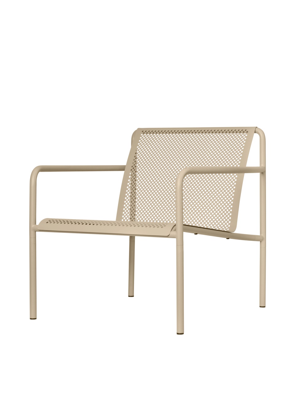 Furniture Fotoliu exterior crem din metal Dapple Ferm Living