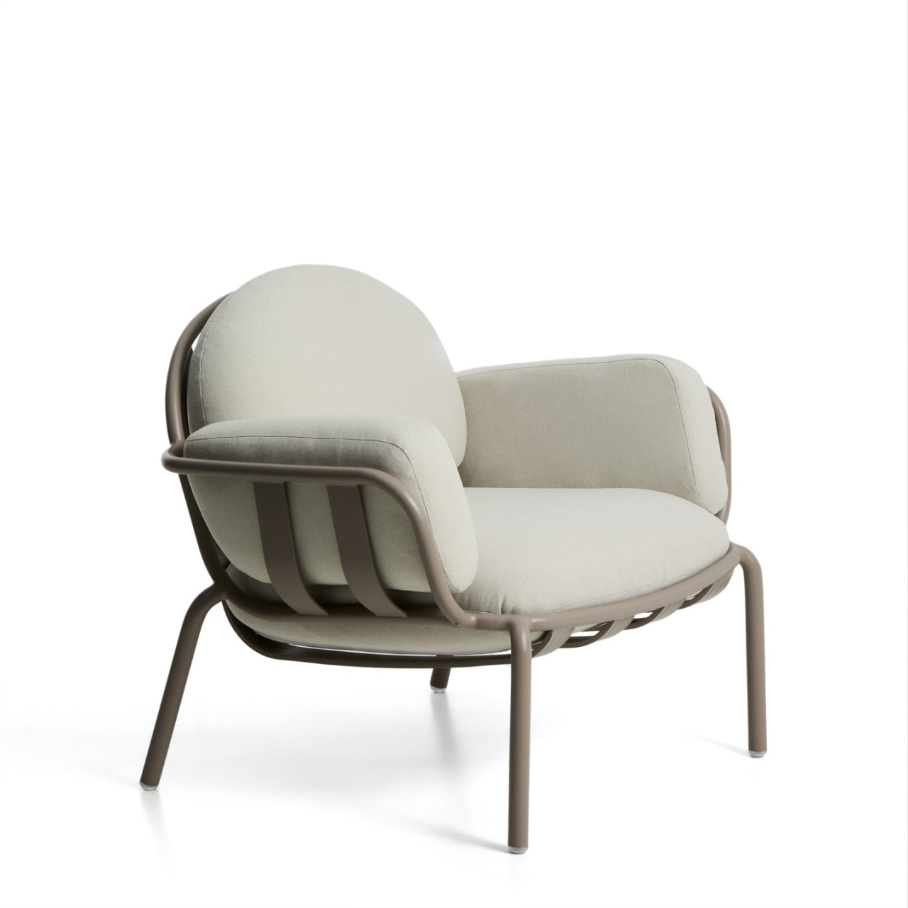 home generators Fotoliu exterior grej din textil Joncols Kave Home