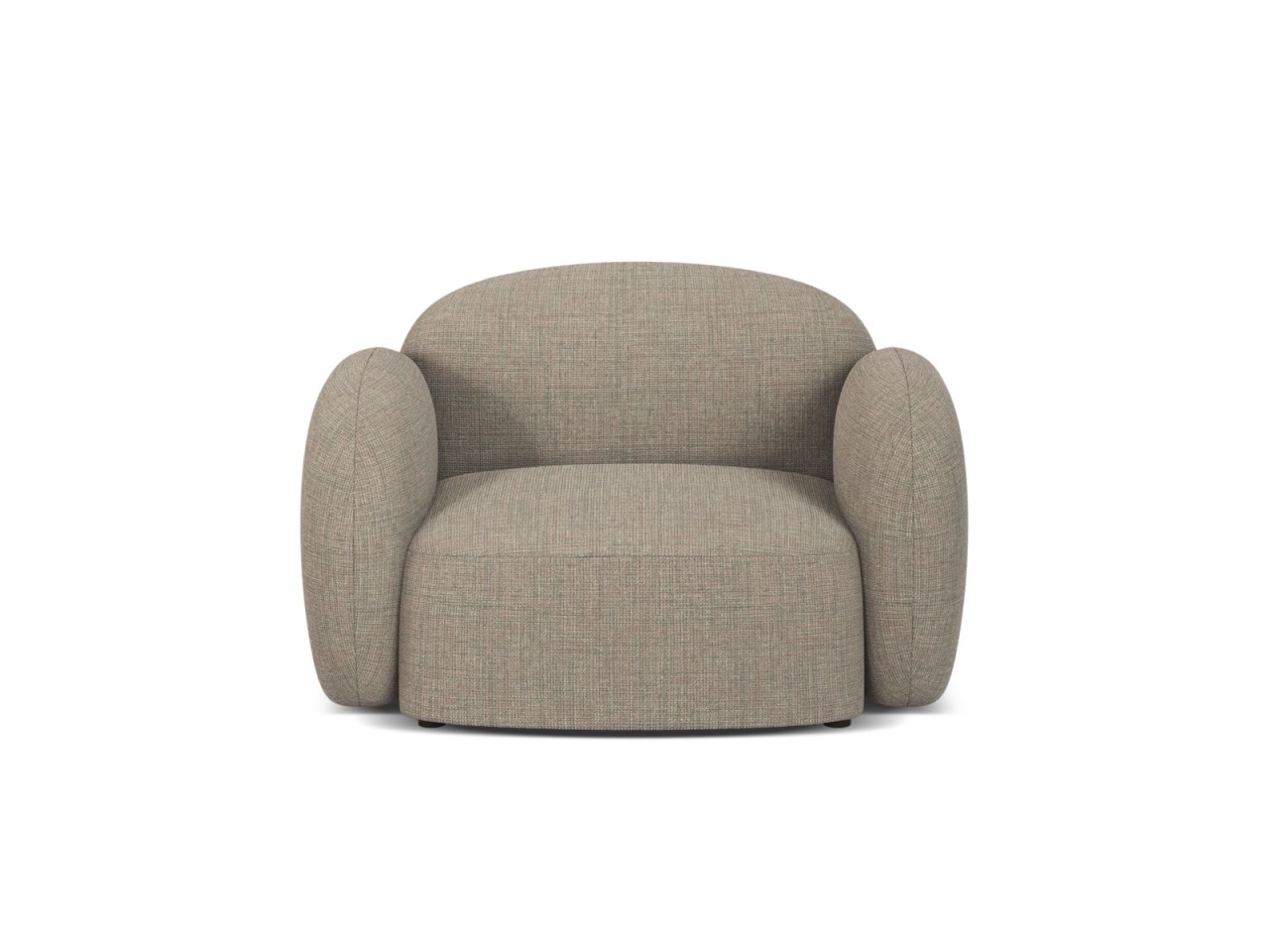 fotoliu Fotoliu gri/maro din textil Blair Baltimore Micadoni