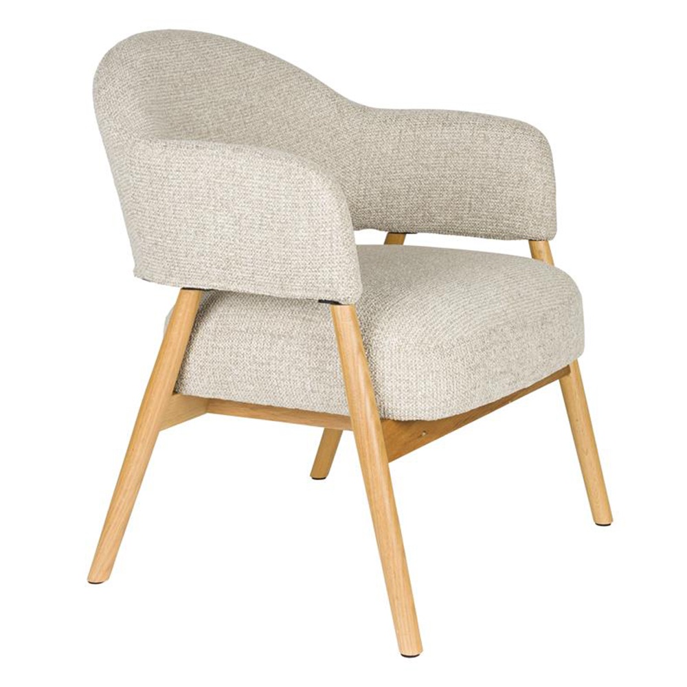 Quiet Object Fotoliu maro din textil Indy Quiet Object