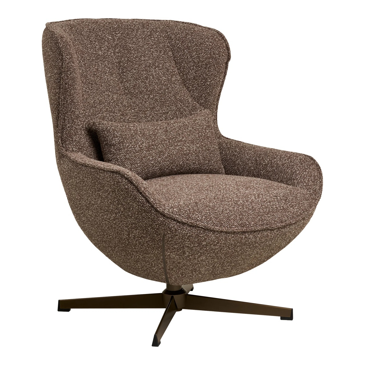 Chairs Fotoliu rotativ maro din textil Blenheim House Nordic