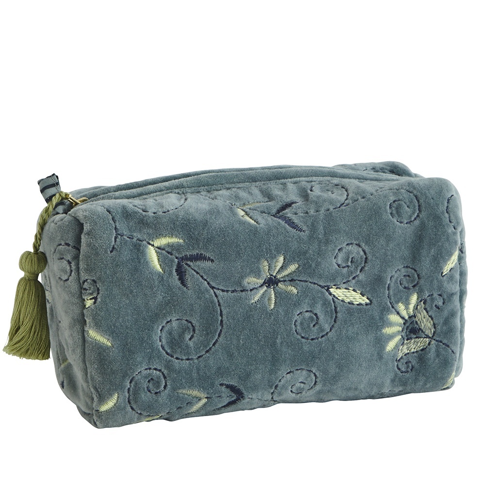 Cosmetic & Toiletry Bags Geanta pentru cosmetice albastra/verde din bumbac Levi S Madam Stoltz