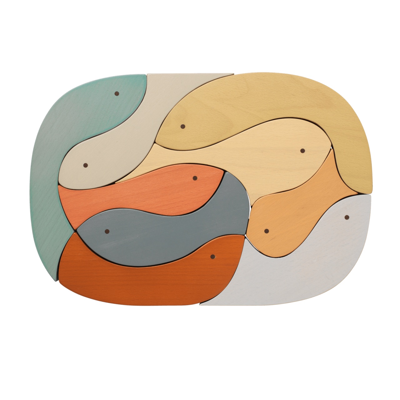Toys & Games Joc tip puzzle multicolor Shoal Ferm Living