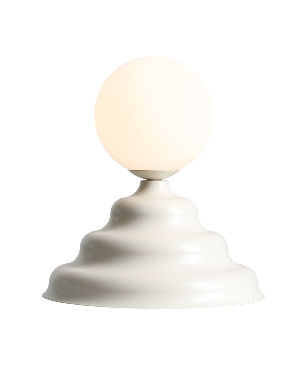 Lamps Lampa de birou crem din metal 24 cm Fala Medium Aldex