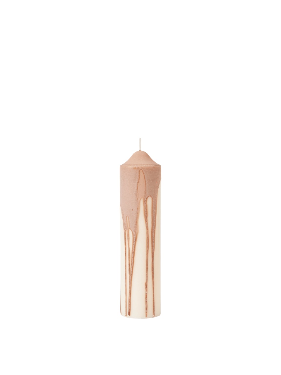 Candles Lumanare bej din fibre naturale 20 cm Dryp Ferm Living