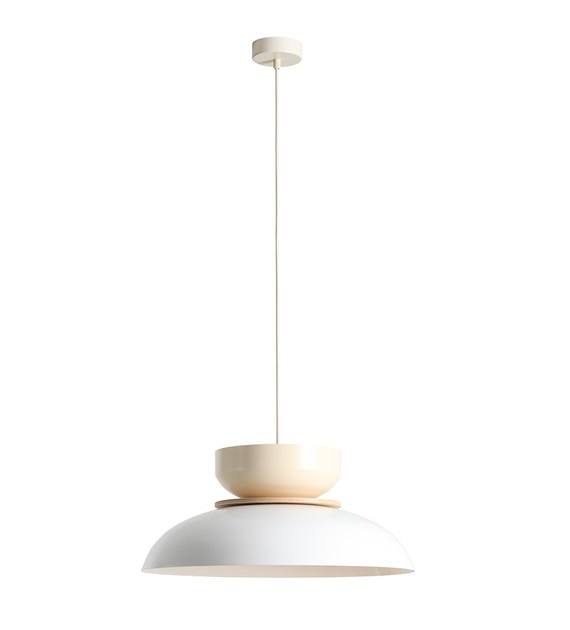 Lighting Fixtures Lustra alba/crem din metal Aldo Aldex