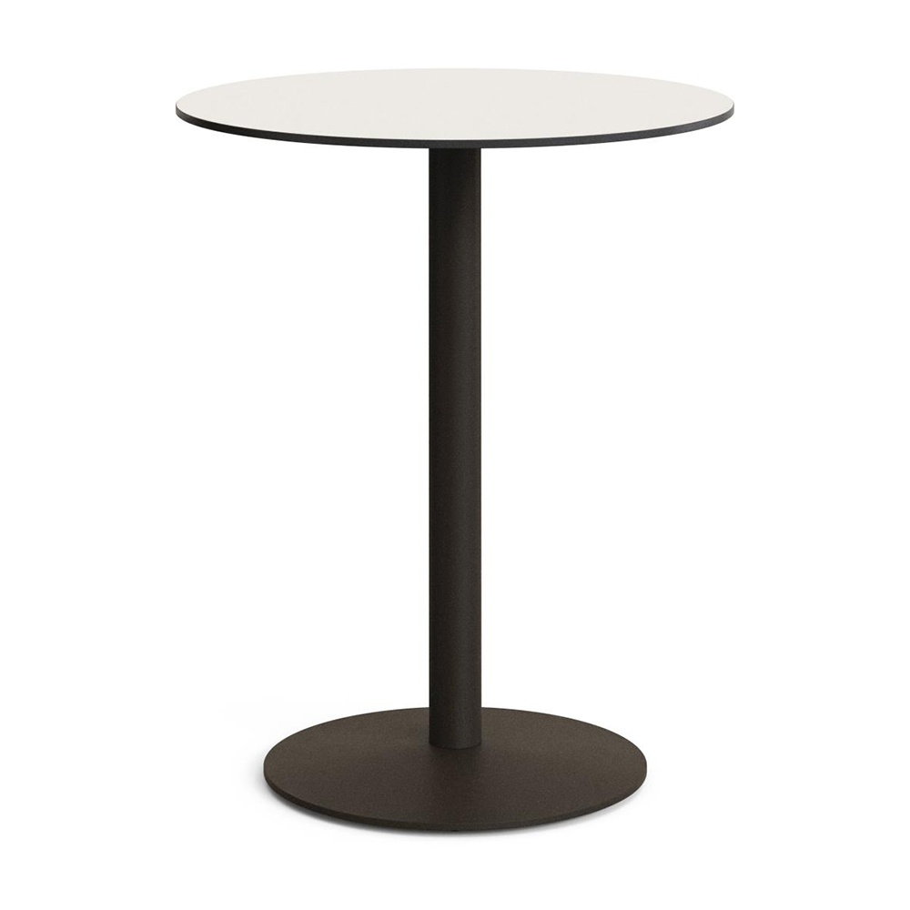 Outdoor Furniture Masa bar exterior alba/verde din metal 80 cm Esilda Kave Home
