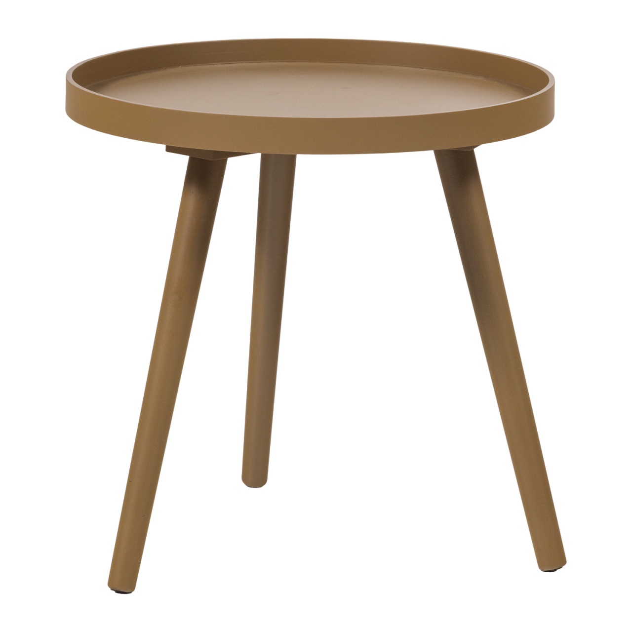 Accent Tables Masa de cafea galben miere din lemn 41 cm Sasha Woood