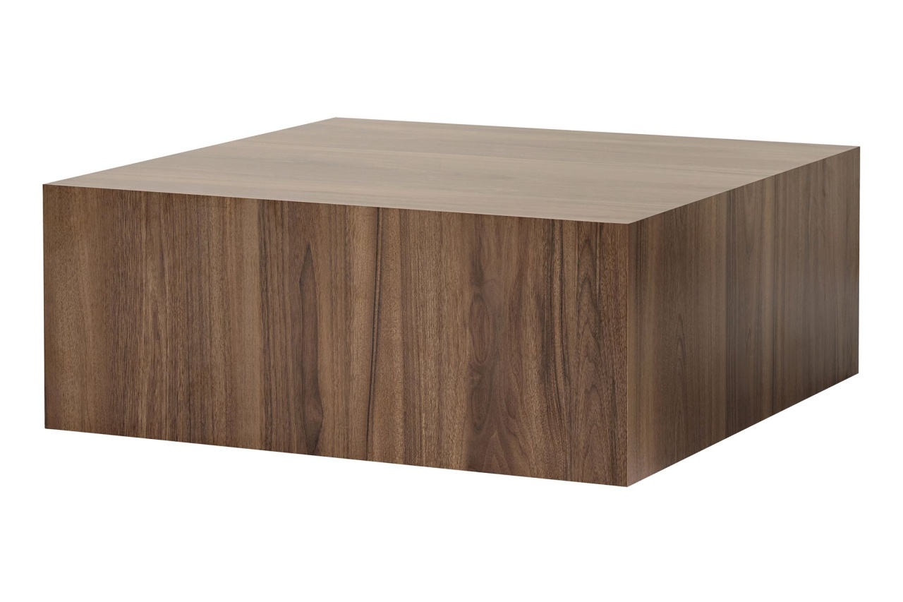 Coffee Tables Masa de cafea maro 90x90 cm Prizma Nordure