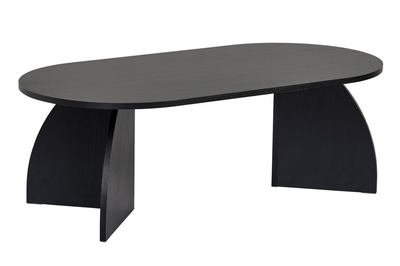 Coffee Tables Masa de cafea neagra 60x120 cm Melina Nordure