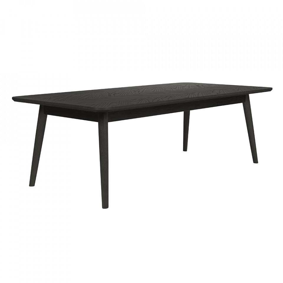 Quiet Object Masa de cafea neagra din lemn 60x120 cm Fabio Quiet Object