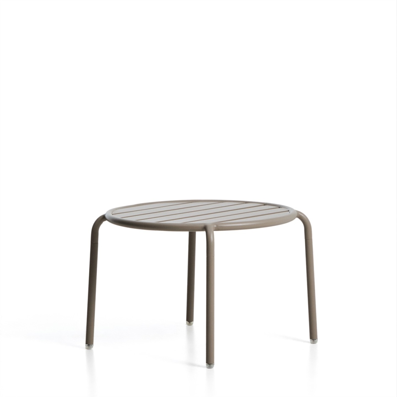 masa bucatarie 80/60 Masa laterala exterior grej din metal 60 cm Joncols Kave Home