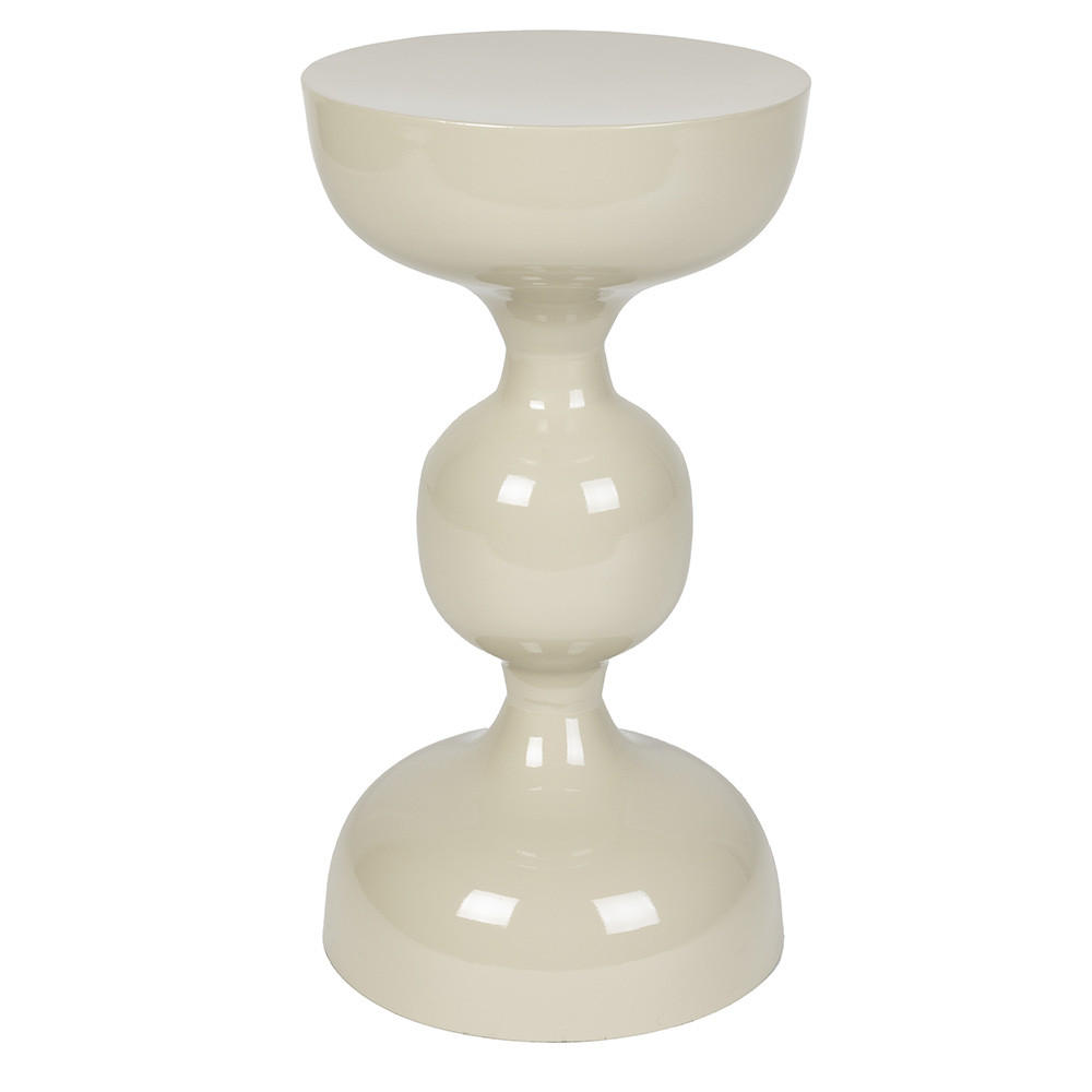 Quiet Object Masa laterala ivorie din metal 31 cm Lars Quiet Object