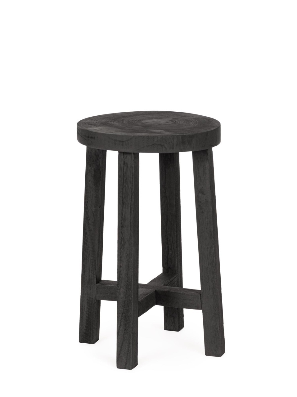Accent Tables Masa laterala neagra din lemn 31 cm Yako Bizzotto