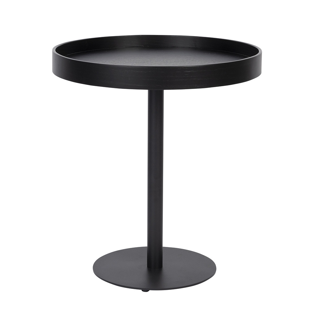 Quiet Object Masa laterala neagra din metal 45 cm Yuri Quiet Object