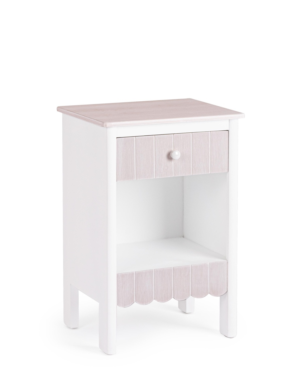 Nightstands Noptiera alba/bej Fayel Bizzotto