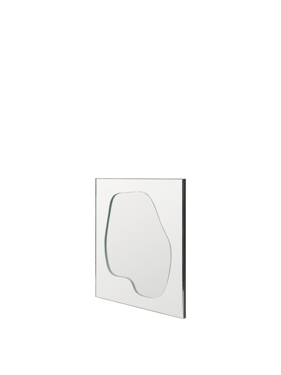 Mirrors Oglinda patrata argintie din sticla 45x45 cm Folia Ferm Living