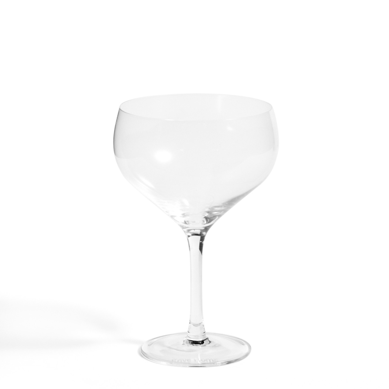 oferta vin Pahar pentru vin transparent din sticla 350 ml Orbida Kave Home