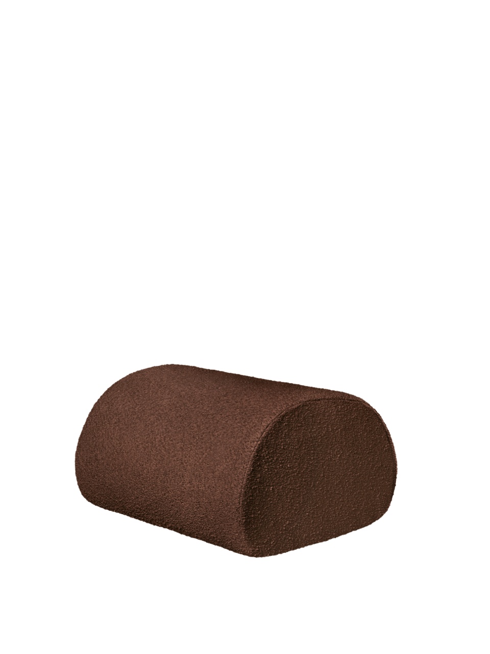 Ottomans Puf oval bej din textil Rouli Boucle Ferm Living