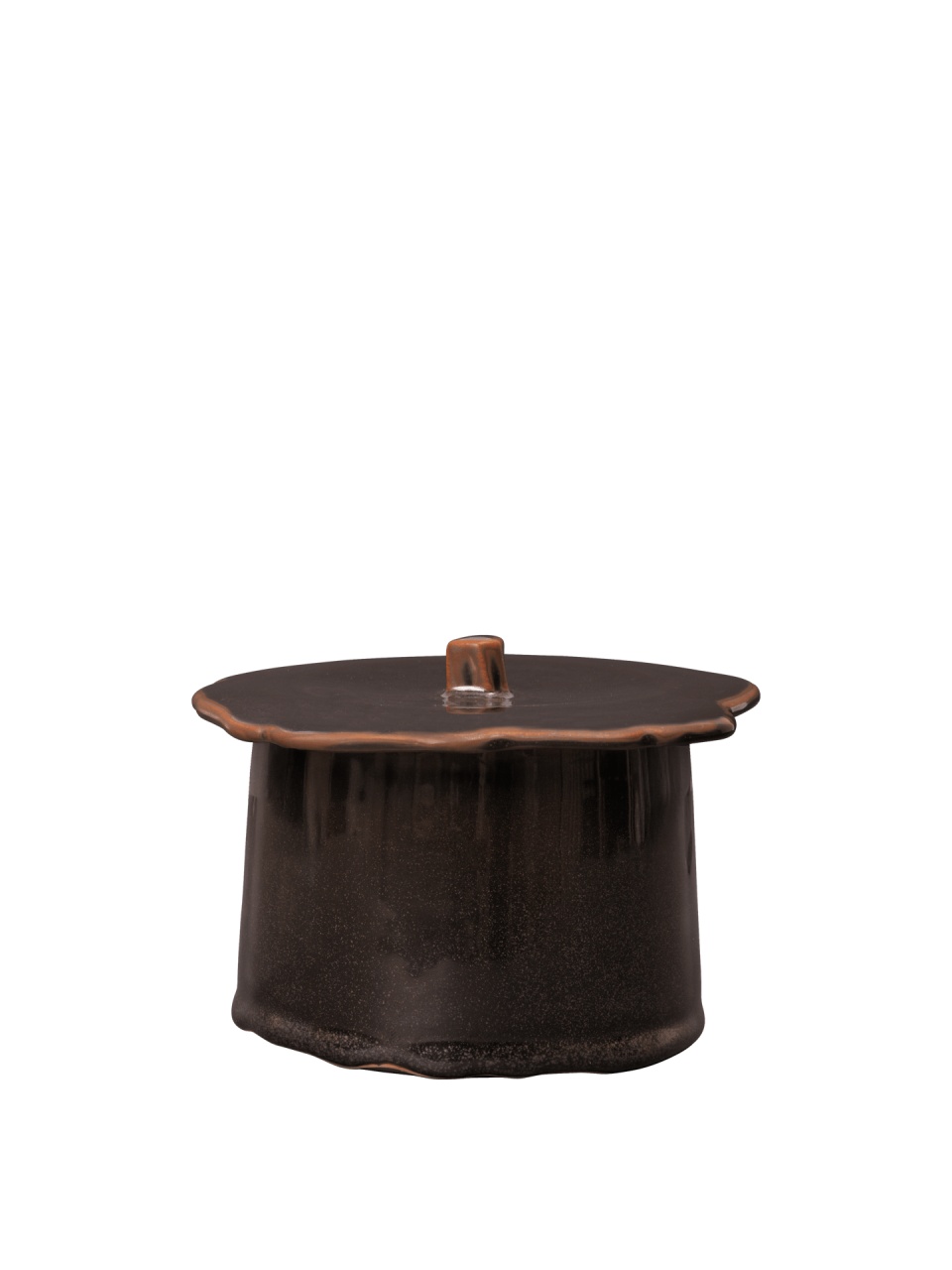 Household Storage Containers Recipient cu capac maro din ceramica 450 ml Marnen Ferm Living