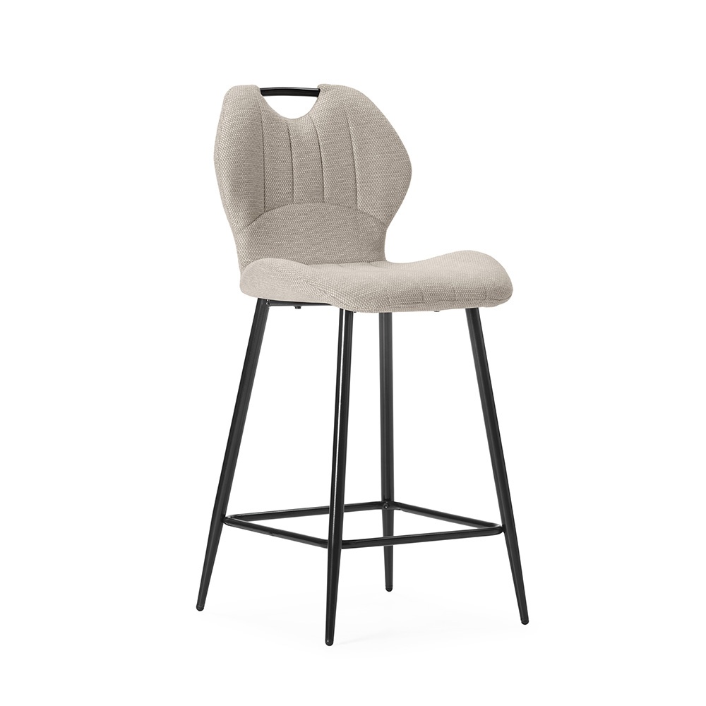 Quiet Object Scaun bar bej din textil Muli Quiet Object