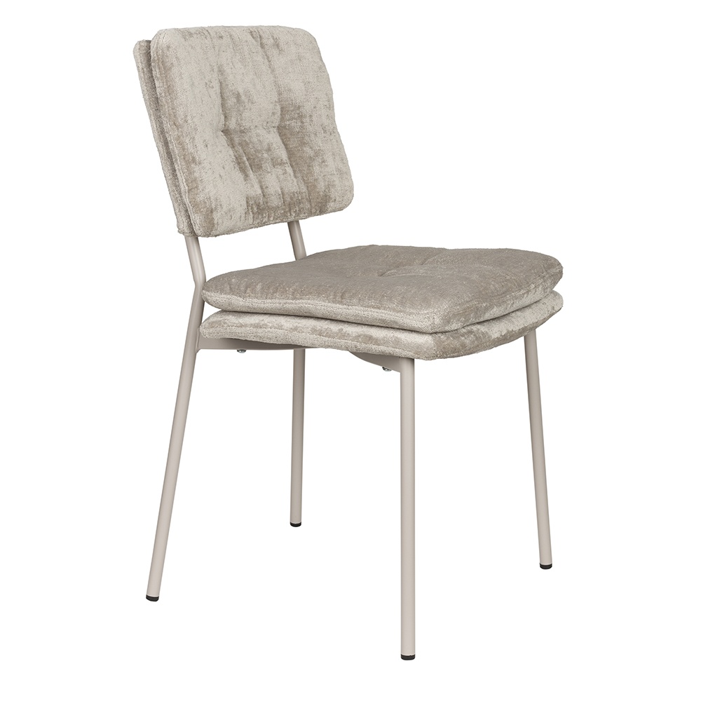 Kitchen & Dining Room Chairs Scaun dining bej din textil Franck Quiet Object