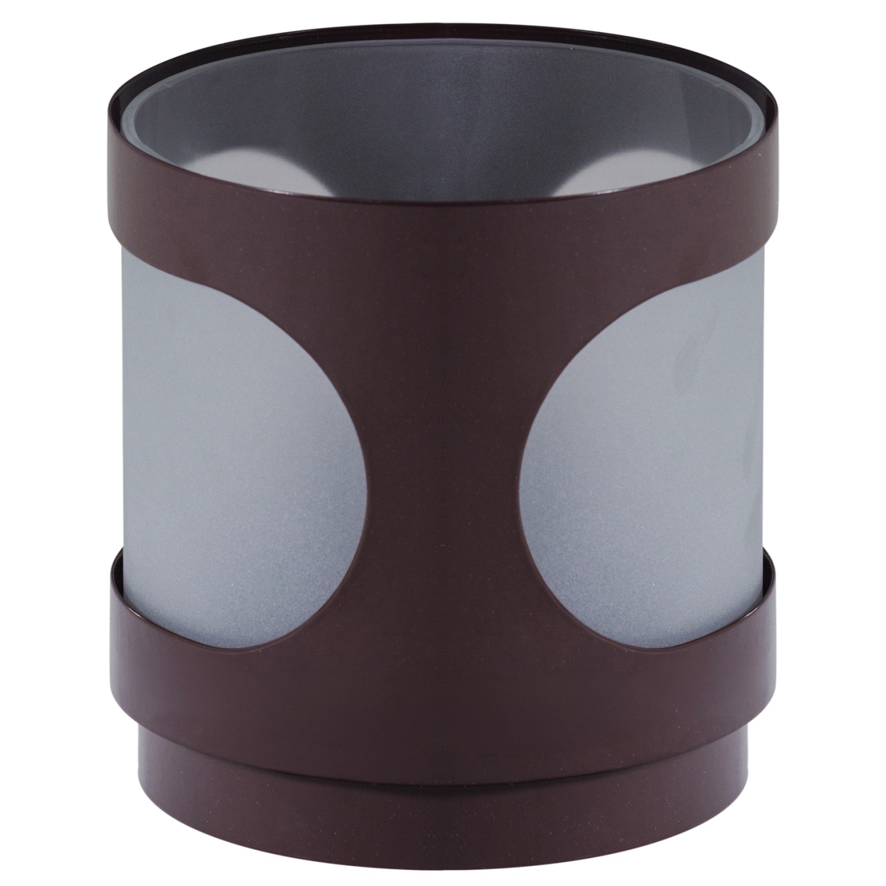 Candle Holders Set 2 suporturi pentru lumanare maro din sticla Tavo Woood