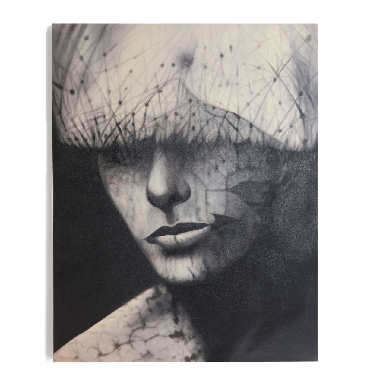 tablou Tablou multicolor din fibre naturale 140x180 cm Geos Vical Home