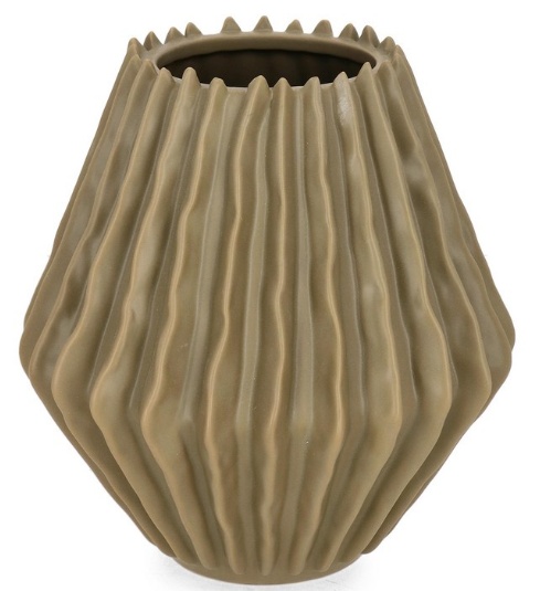 Vases Vaza grej din ceramica 20 cm Eldar Low Bizzotto