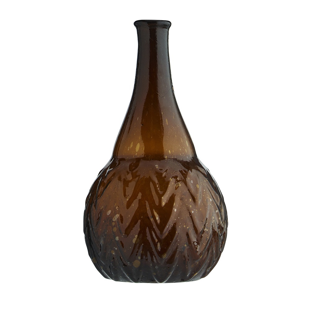 Vases Vaza maro chihlimbar din sticla 19 cm Stacy Madam Stoltz