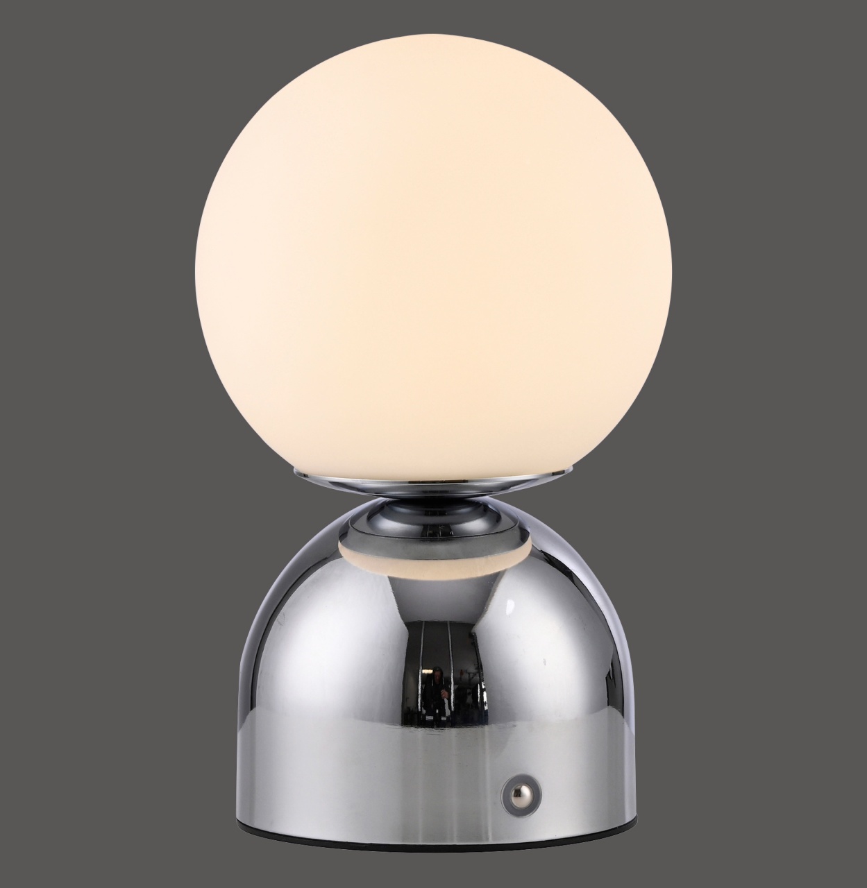 Lamps Veioza argintie din metal 21 cm Rudi Zuma Line
